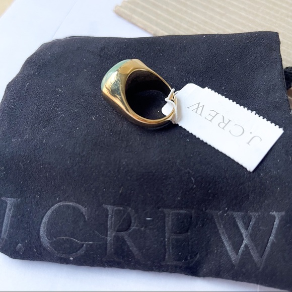 J.CREW Ring with Semiprecious Chalcedony stone - Picture 2 of 4